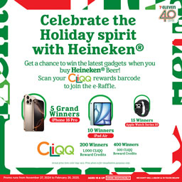 HEINEKEN FESTIVE E-RAFFLE PROMO