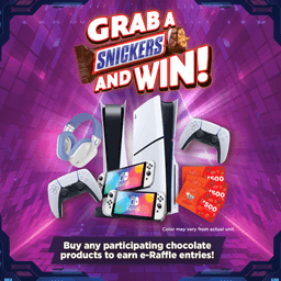 Grab a Snickers and Win E-Raffle